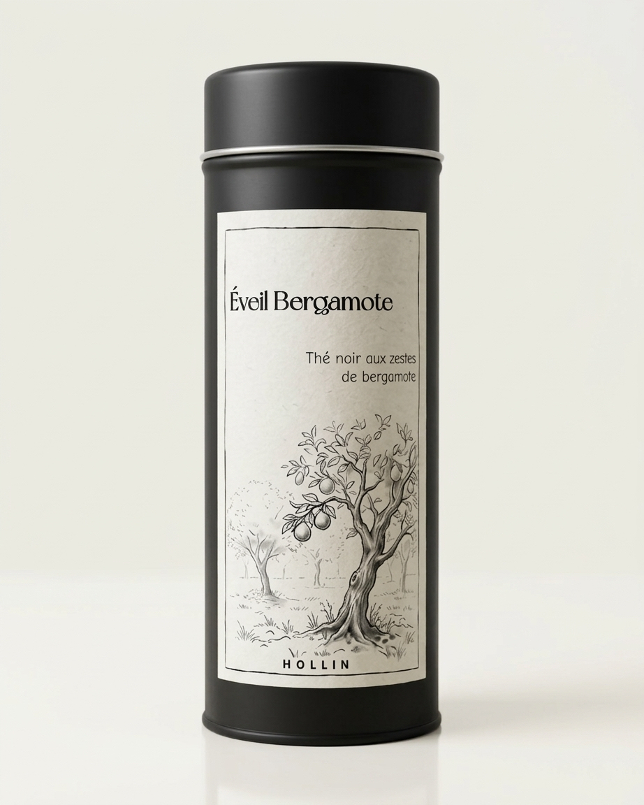 Éveil Bergamote de la maison HOLLIN, sélection puriste sans arômes ajoutés à Sartrouville (Île-de-France)