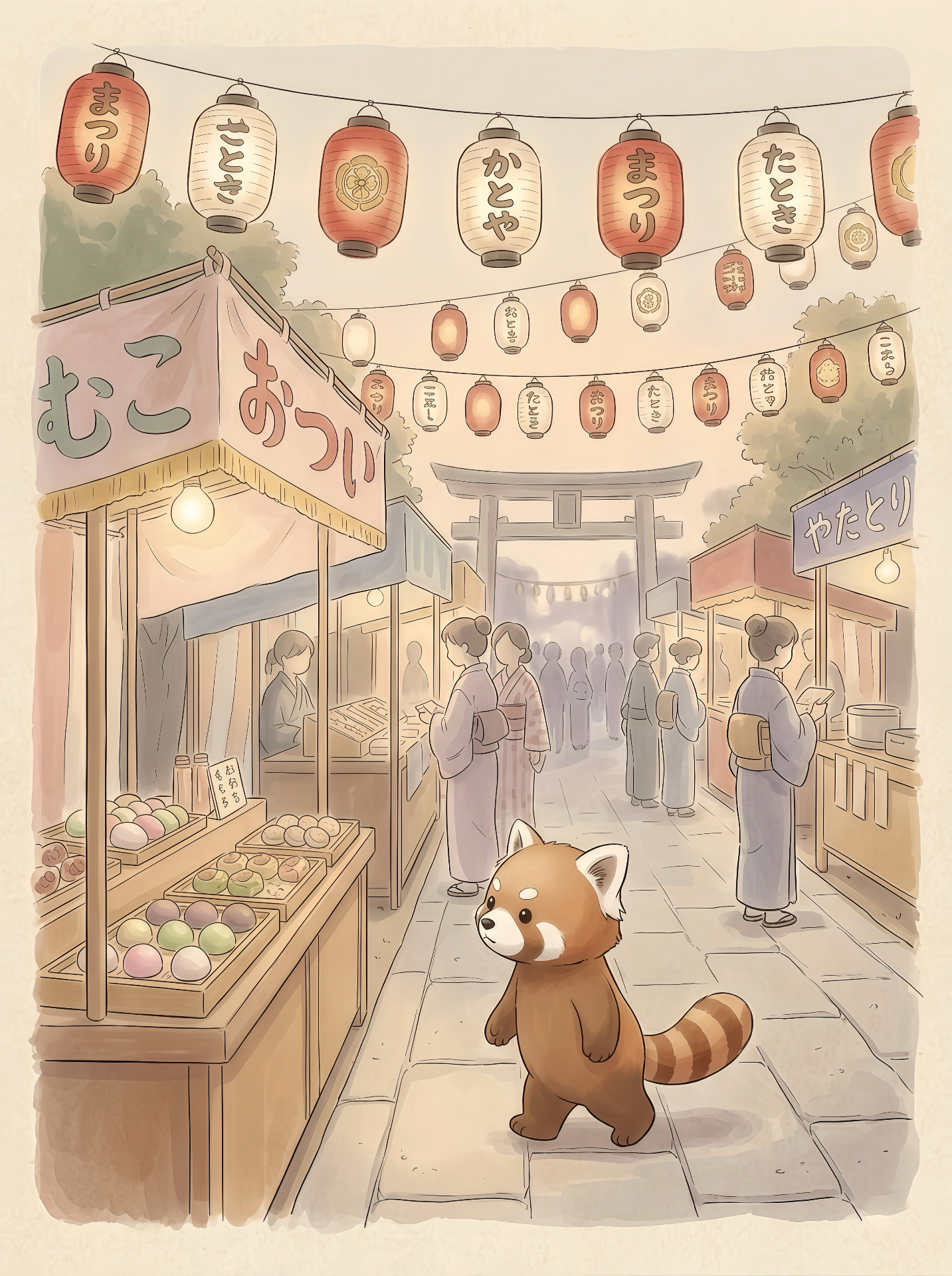 Festival d'été à Kyoto - Carte postale de la maison HOLLIN, sélection puriste sans arômes ajoutés à Sartrouville (Île-de-France)